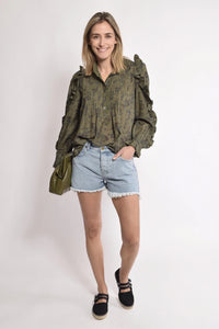 Timmy Tomboy Holly Green Blouse