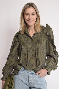 Timmy Tomboy Holly Green Blouse