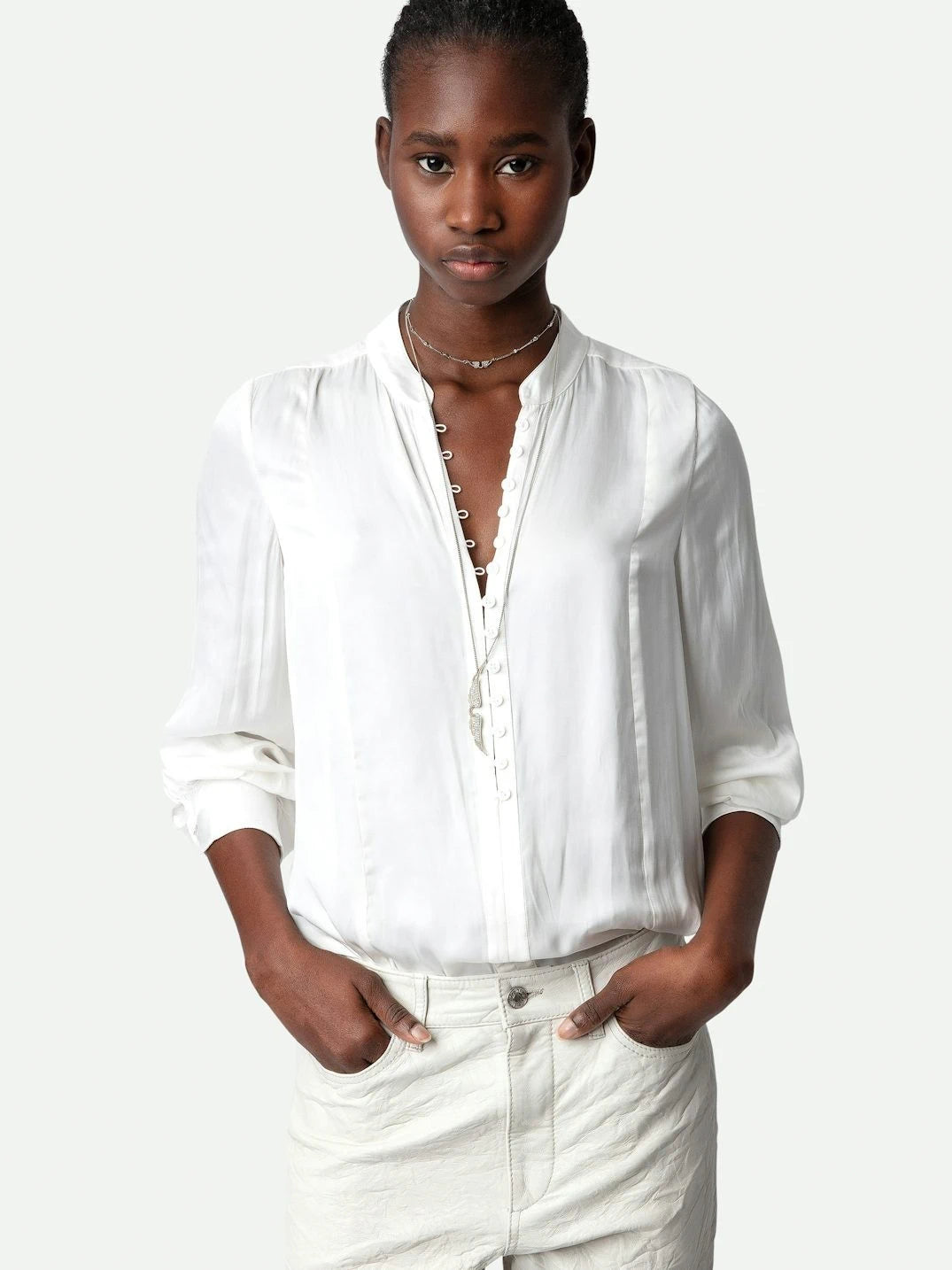 Twina White Blouse