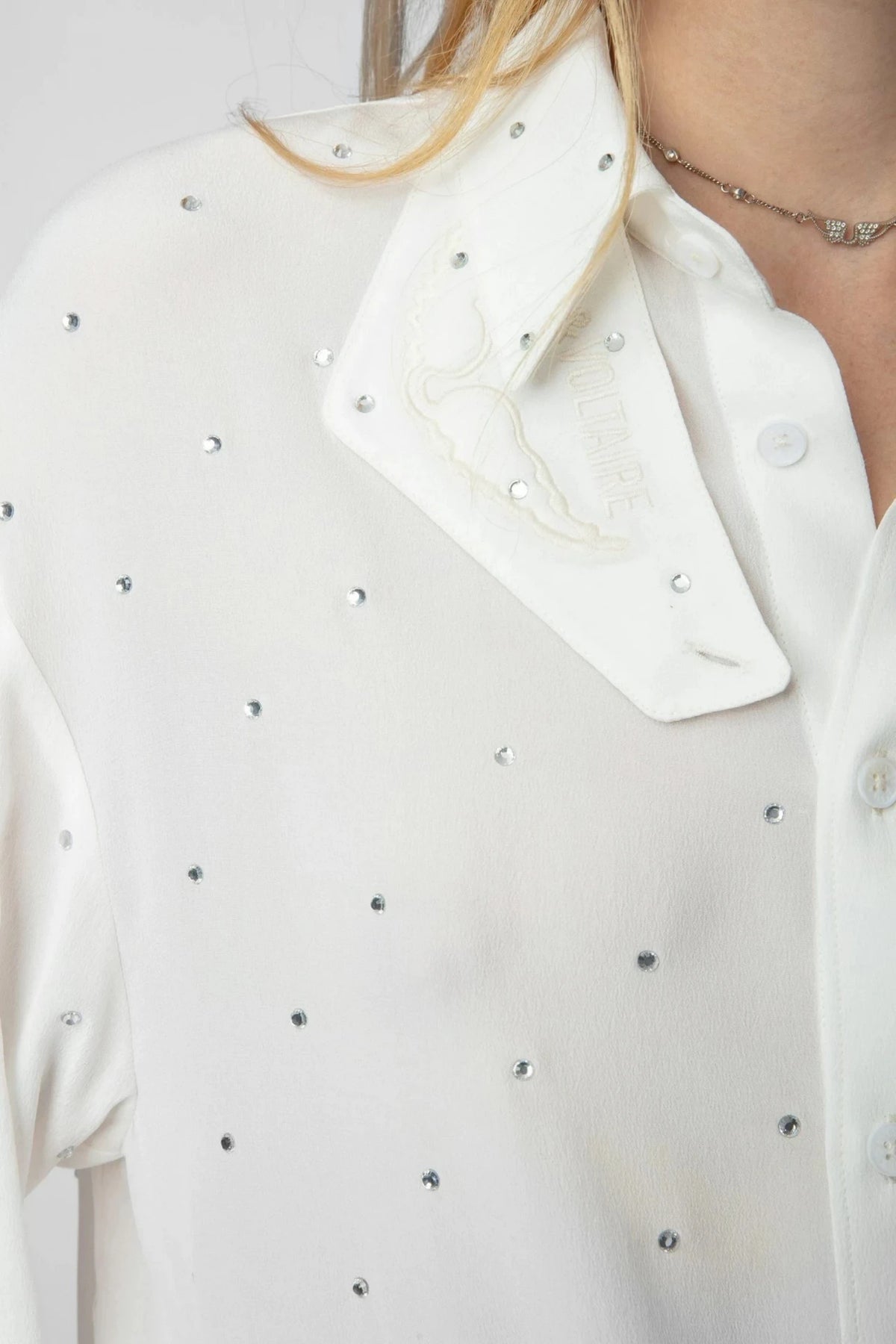 Tyrone White Blouse