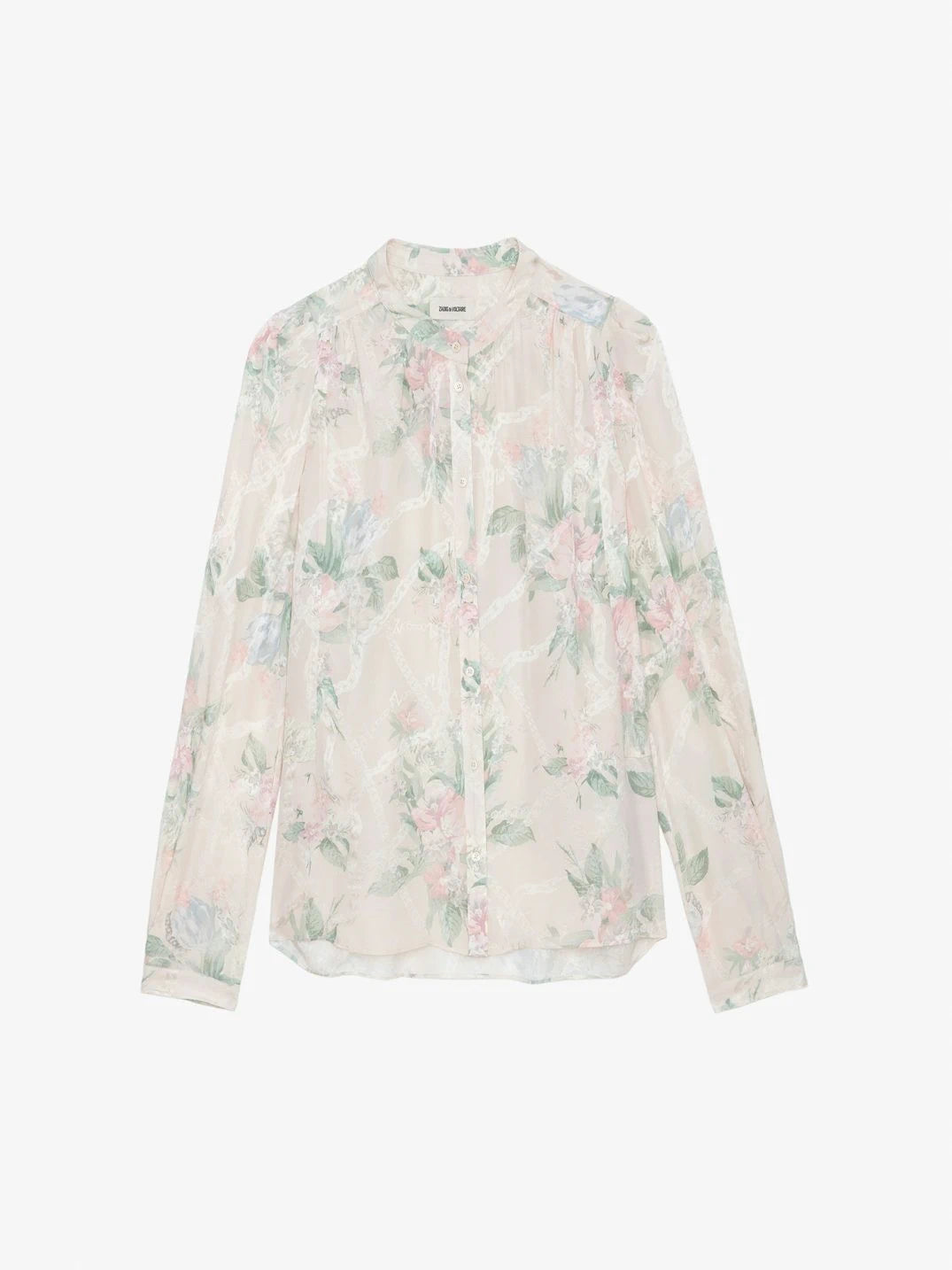 Tchin Satin Beige Blouse