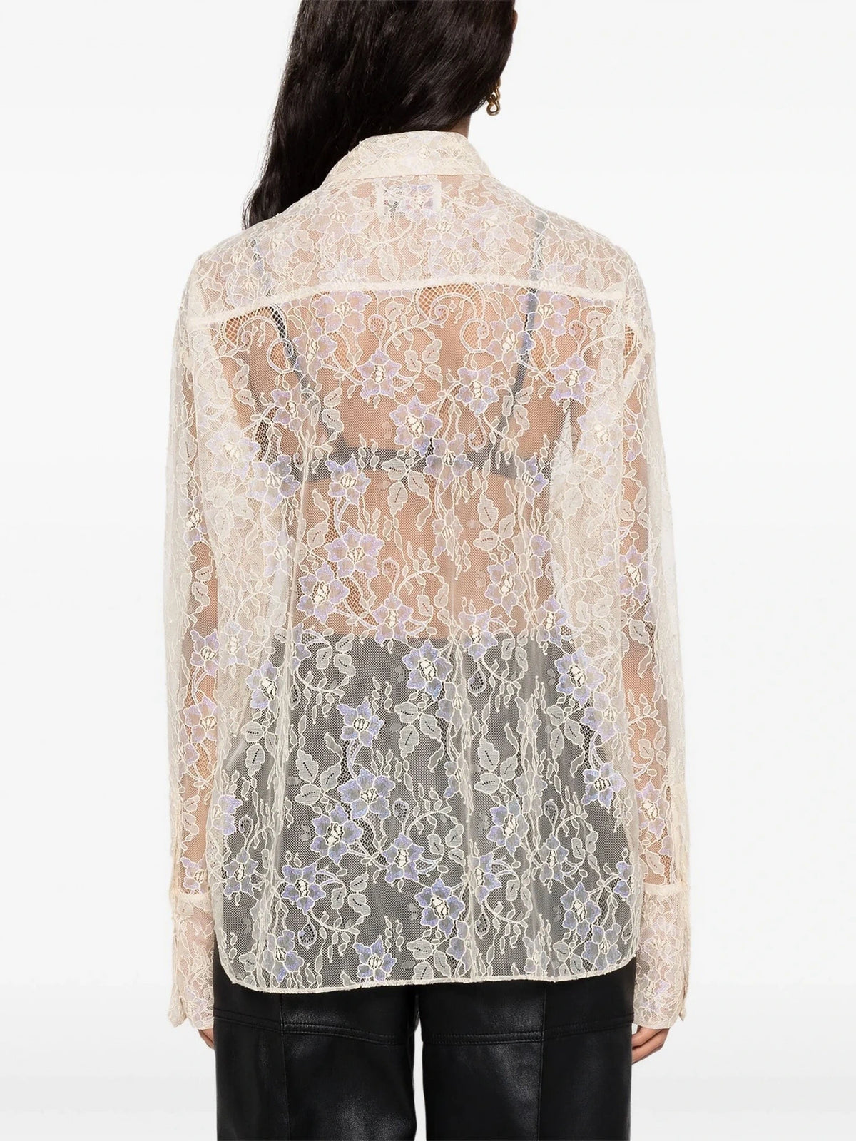Tyrone Green Lace Blouse
