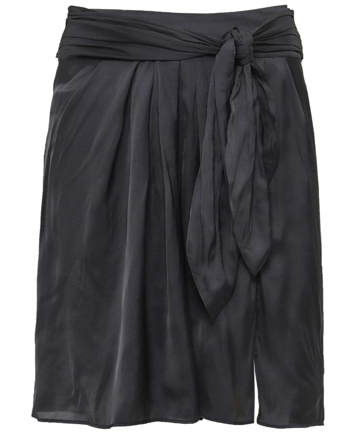 Joji Black Satin Skirt