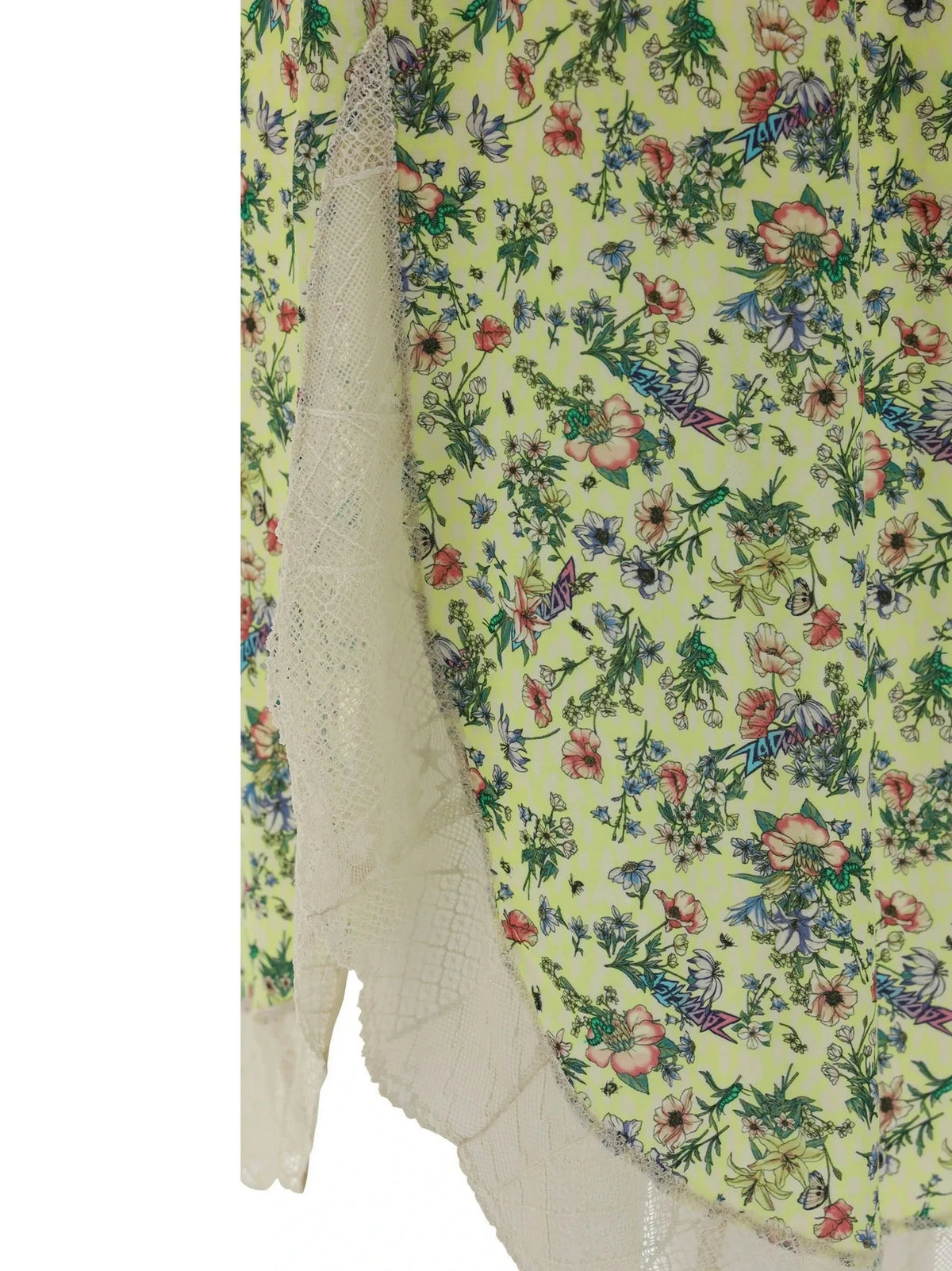 Joslina Floral-Print Yellow Skirt