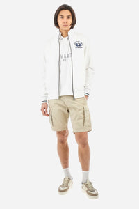 Regular Fit Beige Bermuda