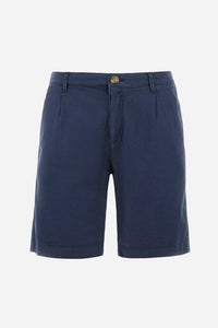 Regular Fit White Bermuda