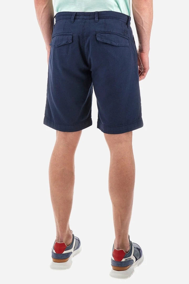 Regular Fit White Bermuda