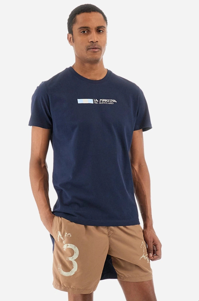 Regular Fit Blue T-Shirt