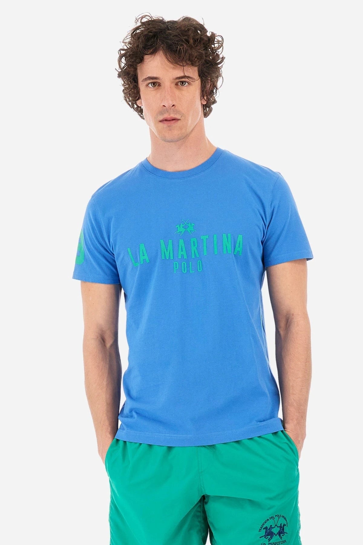 Regular Fit Blue T-Shirt