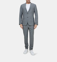 Wool Slim-Fit Grey Suit