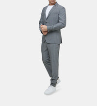 Wool Slim-Fit Grey Suit