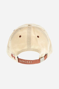 Cotton Beige Baseball Cap