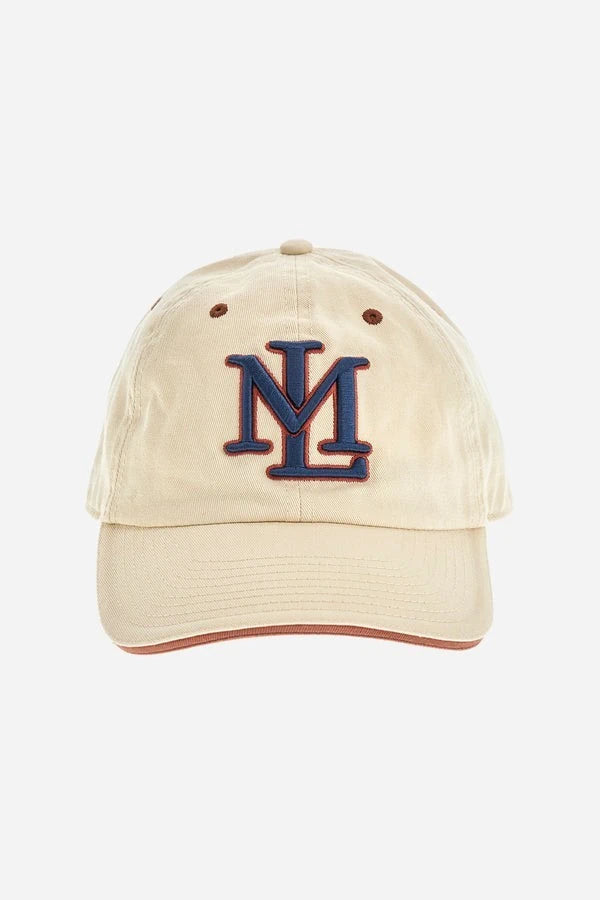 Cotton Beige Baseball Cap