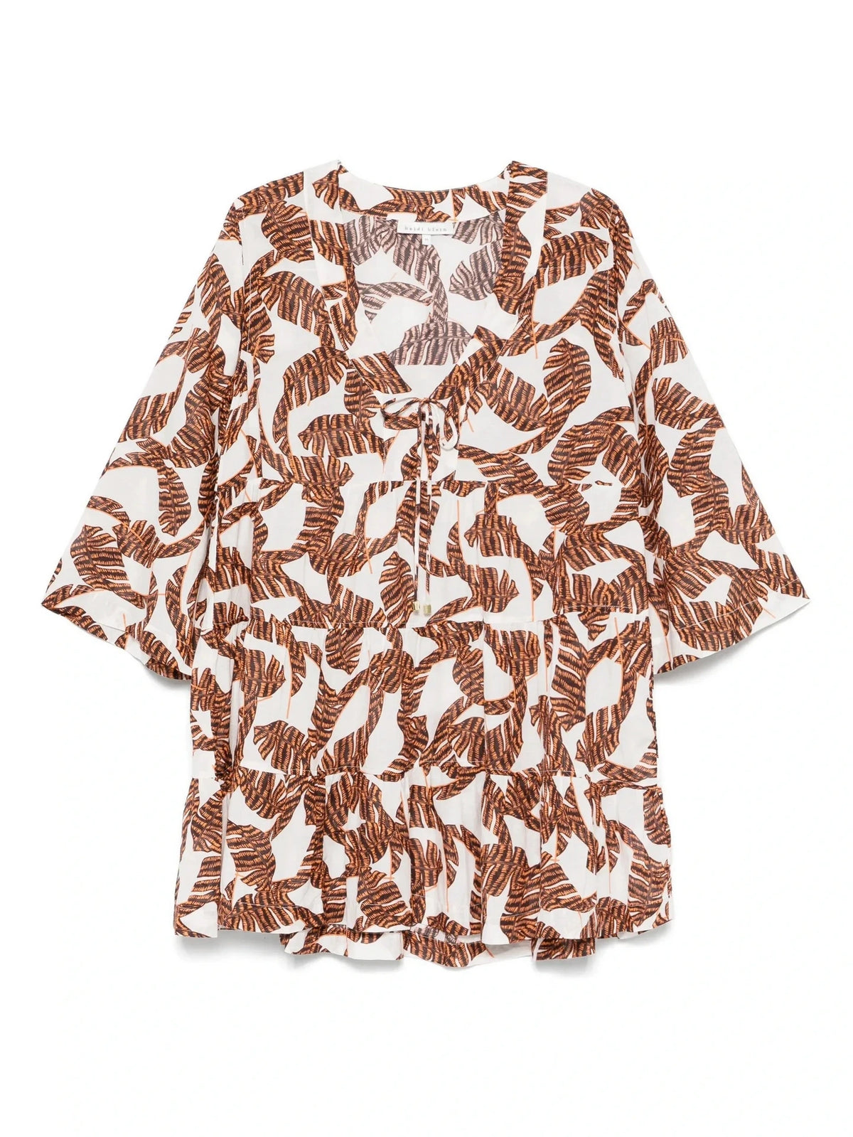 Front Tie Multicolour Dress