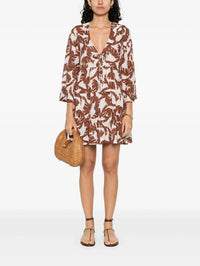 Front Tie Multicolour Dress