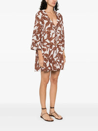 Front Tie Multicolour Dress