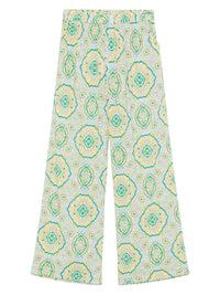 Elasticated Green Trousers