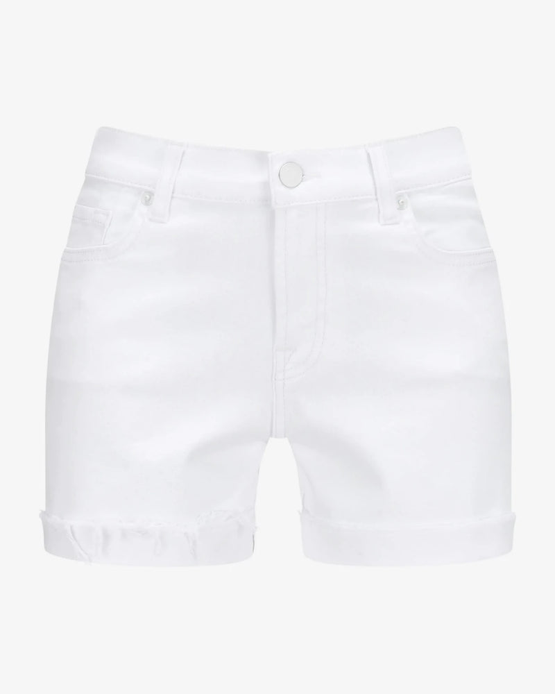 Mid Roll White Shorts