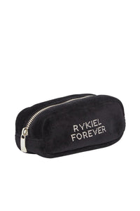 Rhinestone Velvet Black Bag