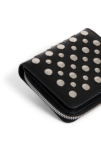 Studded Black Cardholder