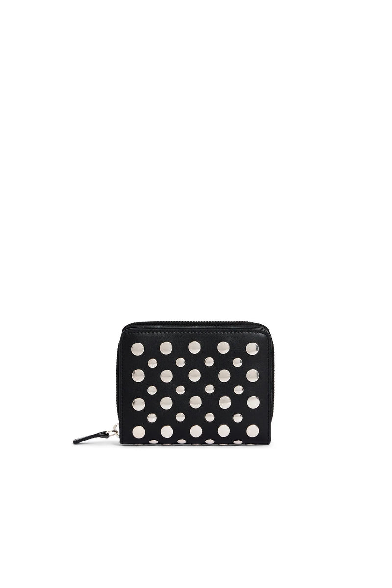 Studded Black Cardholder