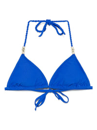 Core Triangle Blue Bikini Top