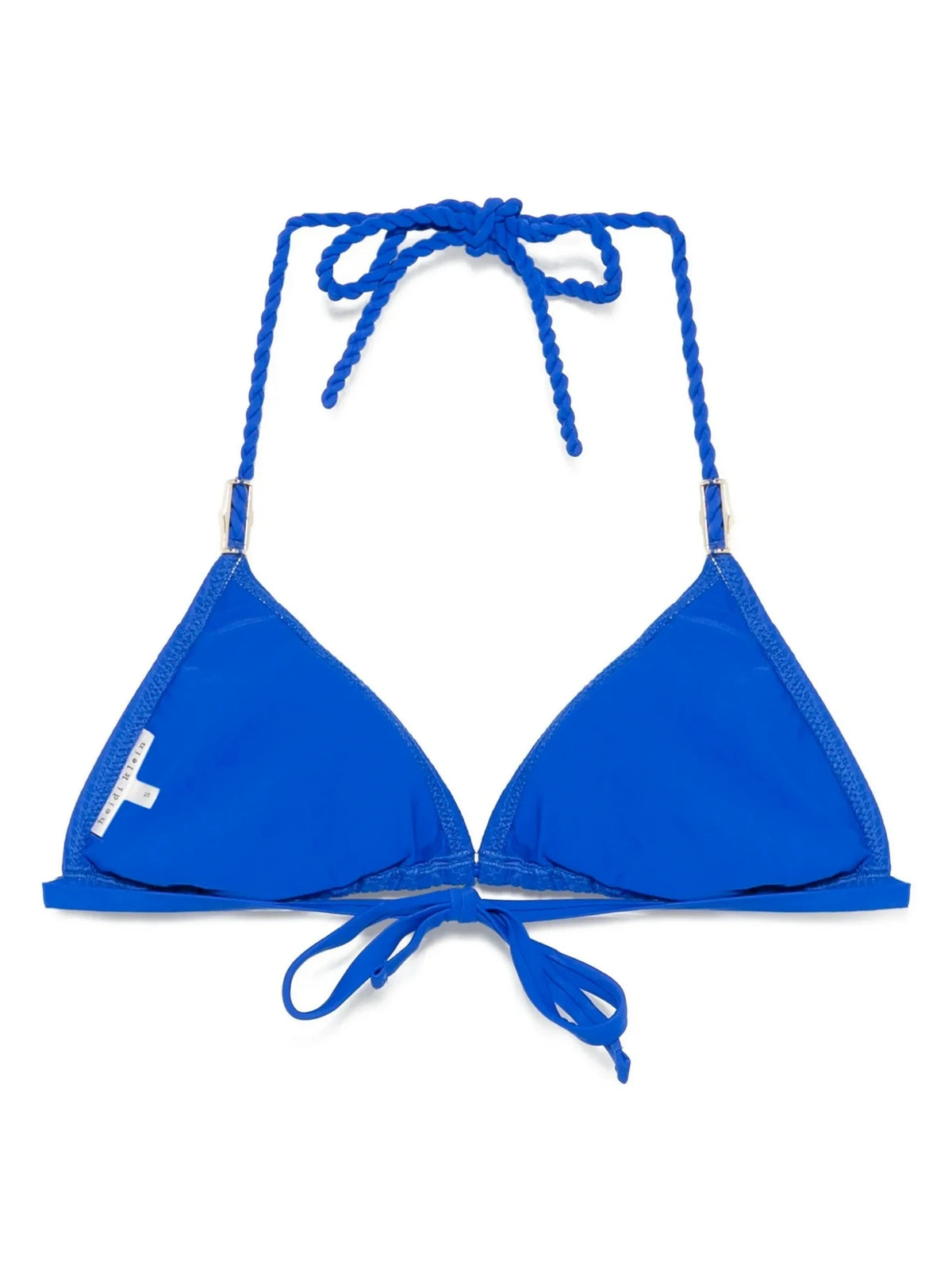Core Triangle Blue Bikini Top