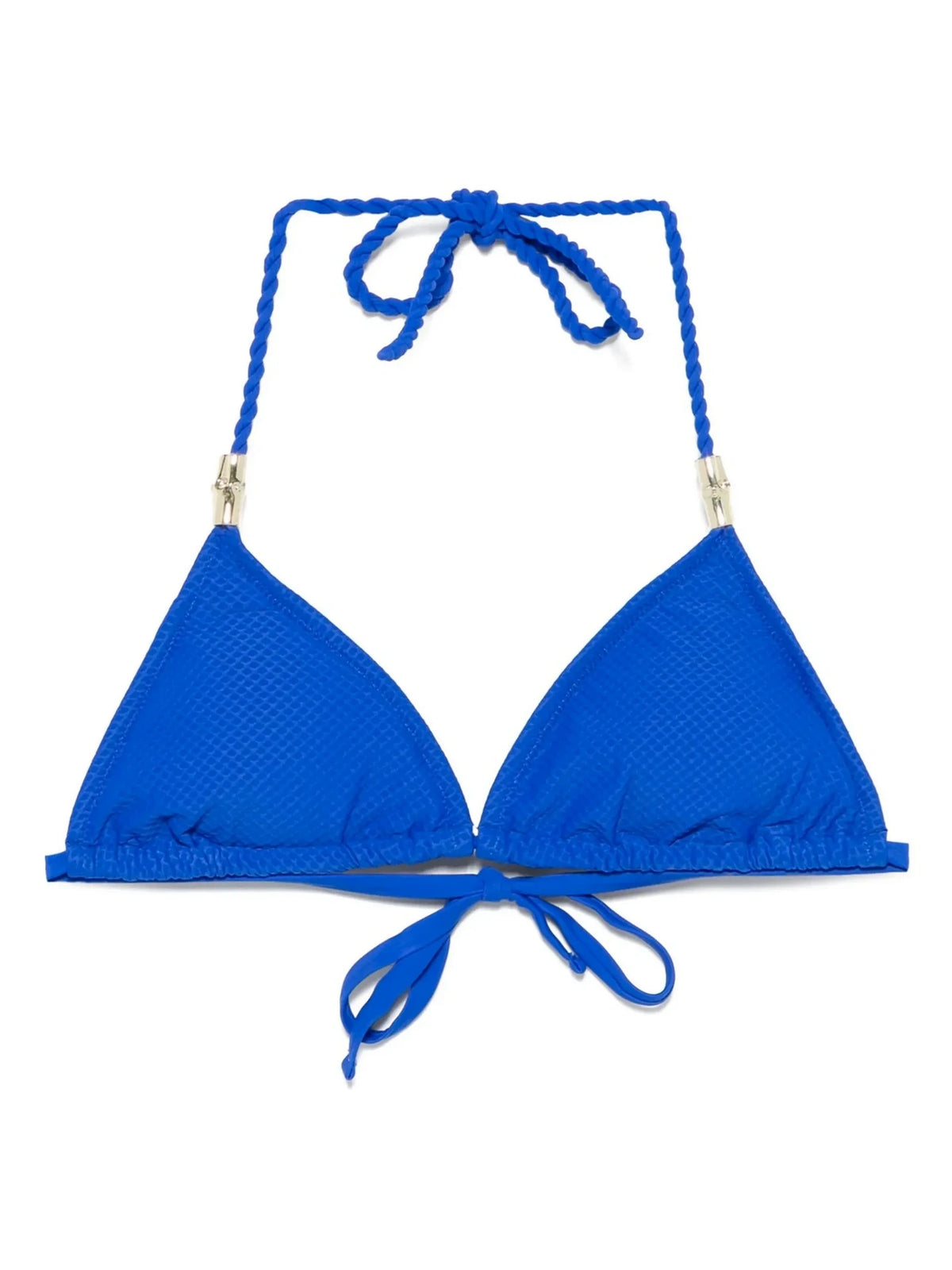Core Triangle Blue Bikini Top