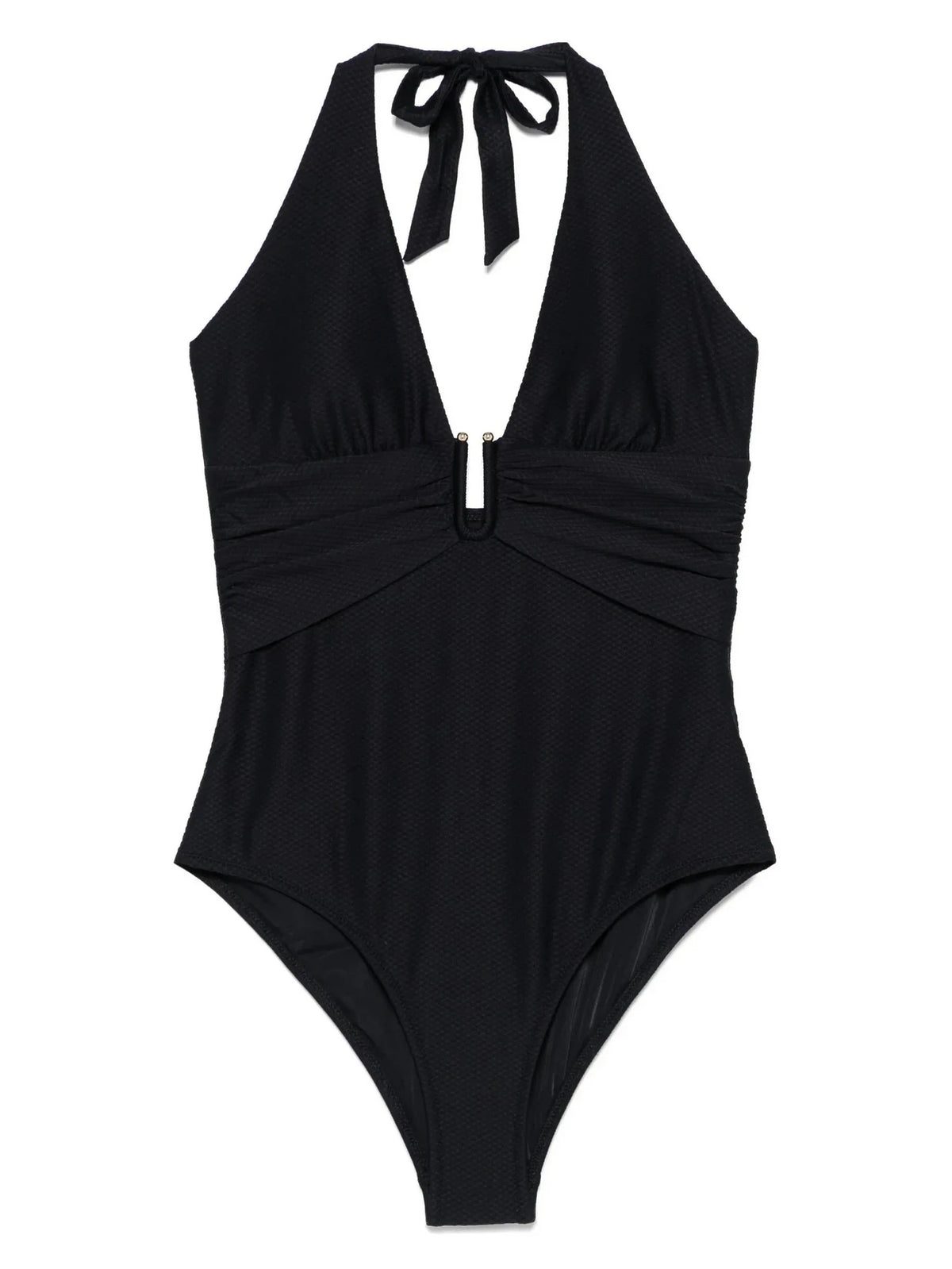 Halterneck Black Swimsuit