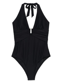 Halterneck Black Swimsuit