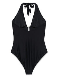 Halterneck Black Swimsuit