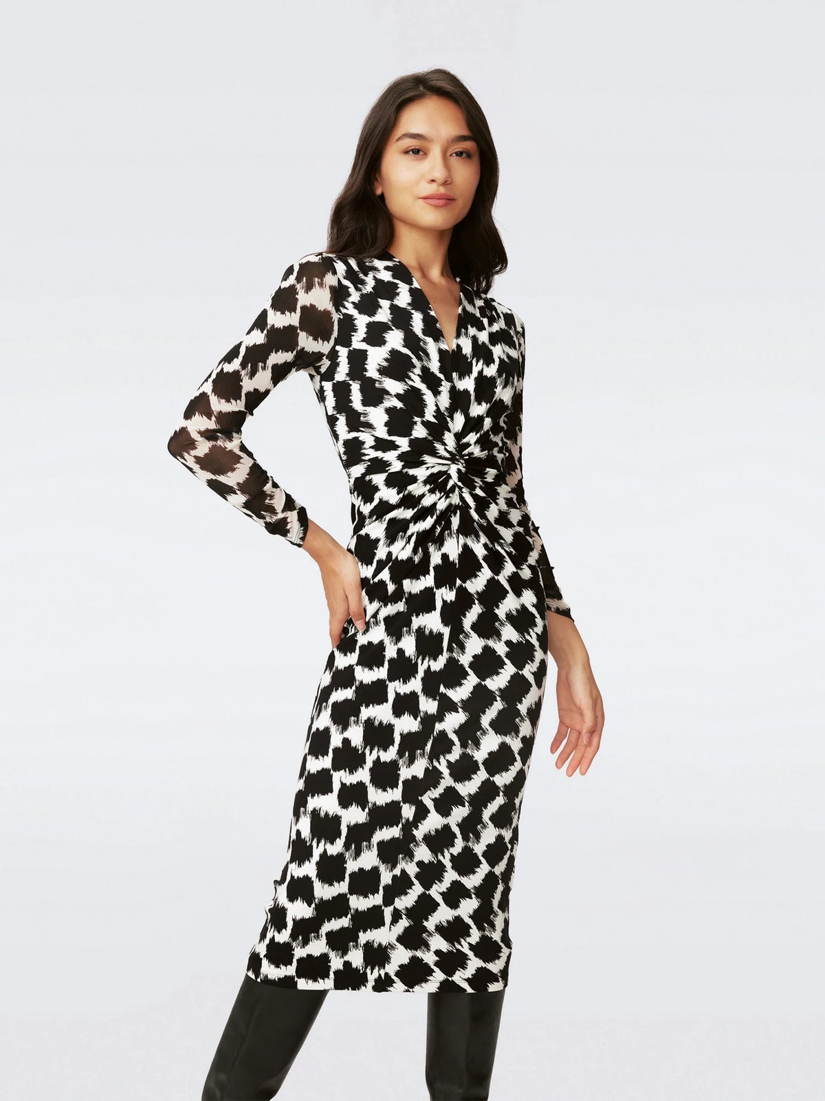 Libra Multicolour Midi Dress