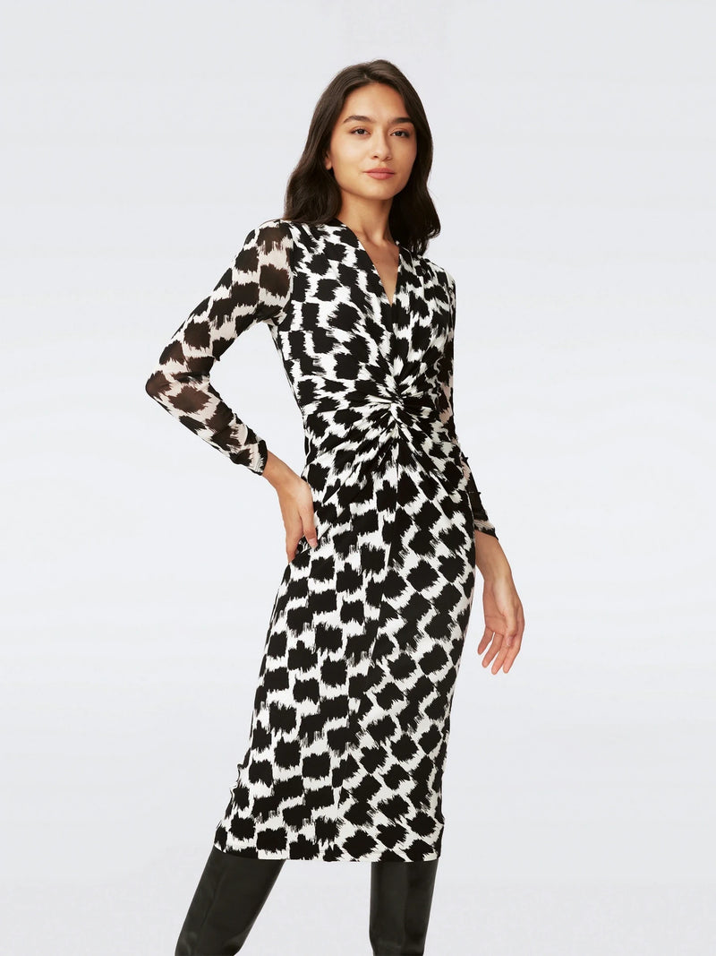 Libra Multicolour Midi Dress