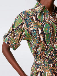 Hadara Multicolour Midi Dress