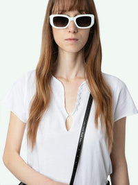 Tuni Wings Strass White T-Shirt