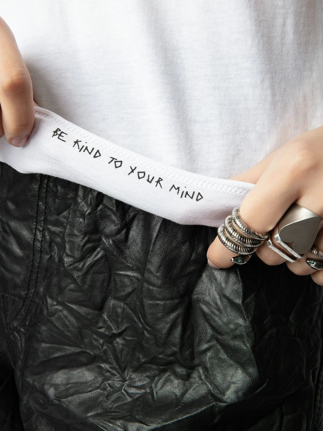 Tuni Wings Strass White T-Shirt