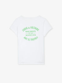 Tunisien White Henley T-Shirt