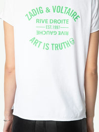 Tunisien White Henley T-Shirt