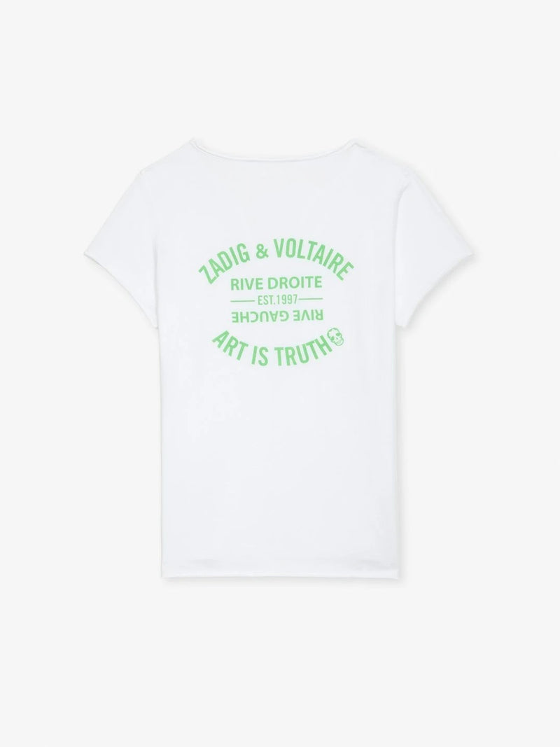 Tunisien White Henley T-Shirt