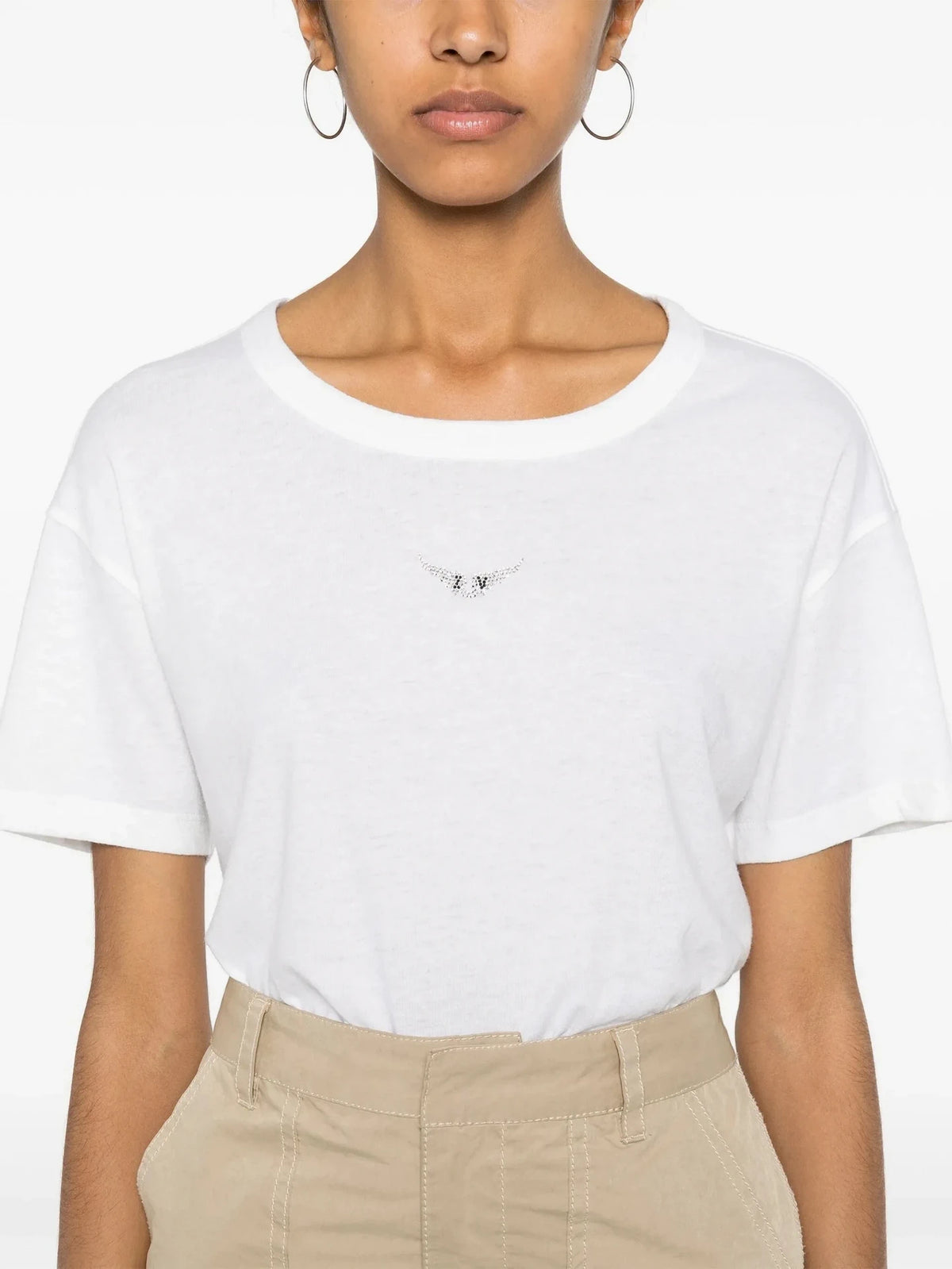 Wings Strass White T-Shirt