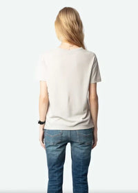 Marta Rain Strass Grey T-Shirt