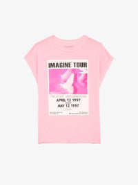 Imagine Tour White Tank Top