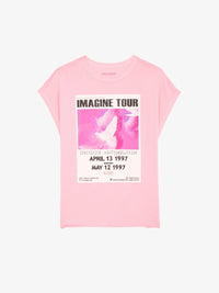 Imagine Tour White Tank Top