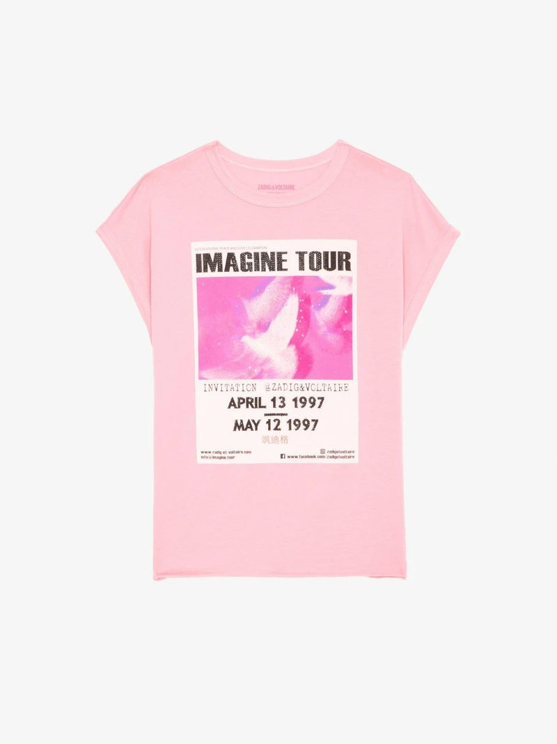 Imagine Tour White Tank Top