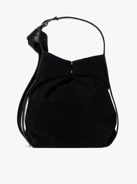 Le Cecilia Black Hobo Bag