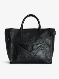Angel Wings Black Tote