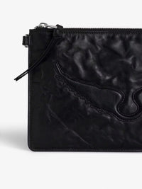 Angel Wings Black Clutch