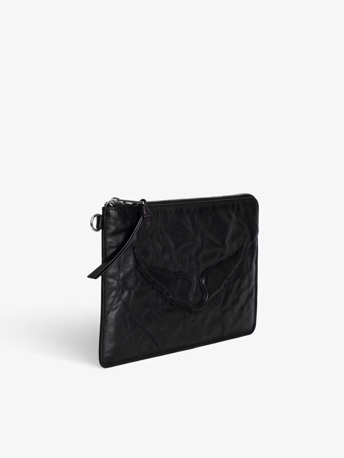 Angel Wings Black Clutch