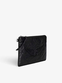 Angel Wings Black Clutch
