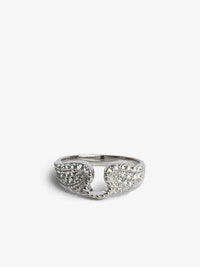 Iconic Diamanté Silver Ring